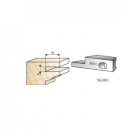 561051 : Jeu de 2 fers Multizak rainure 5 x 15 mm 