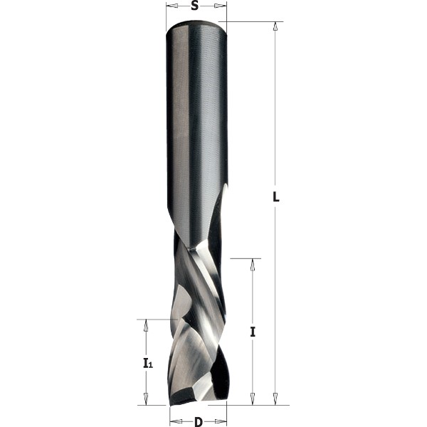 CMT 188.081.51 Fraise hélicoïdale pour aluminium 8mm - tige 8mm